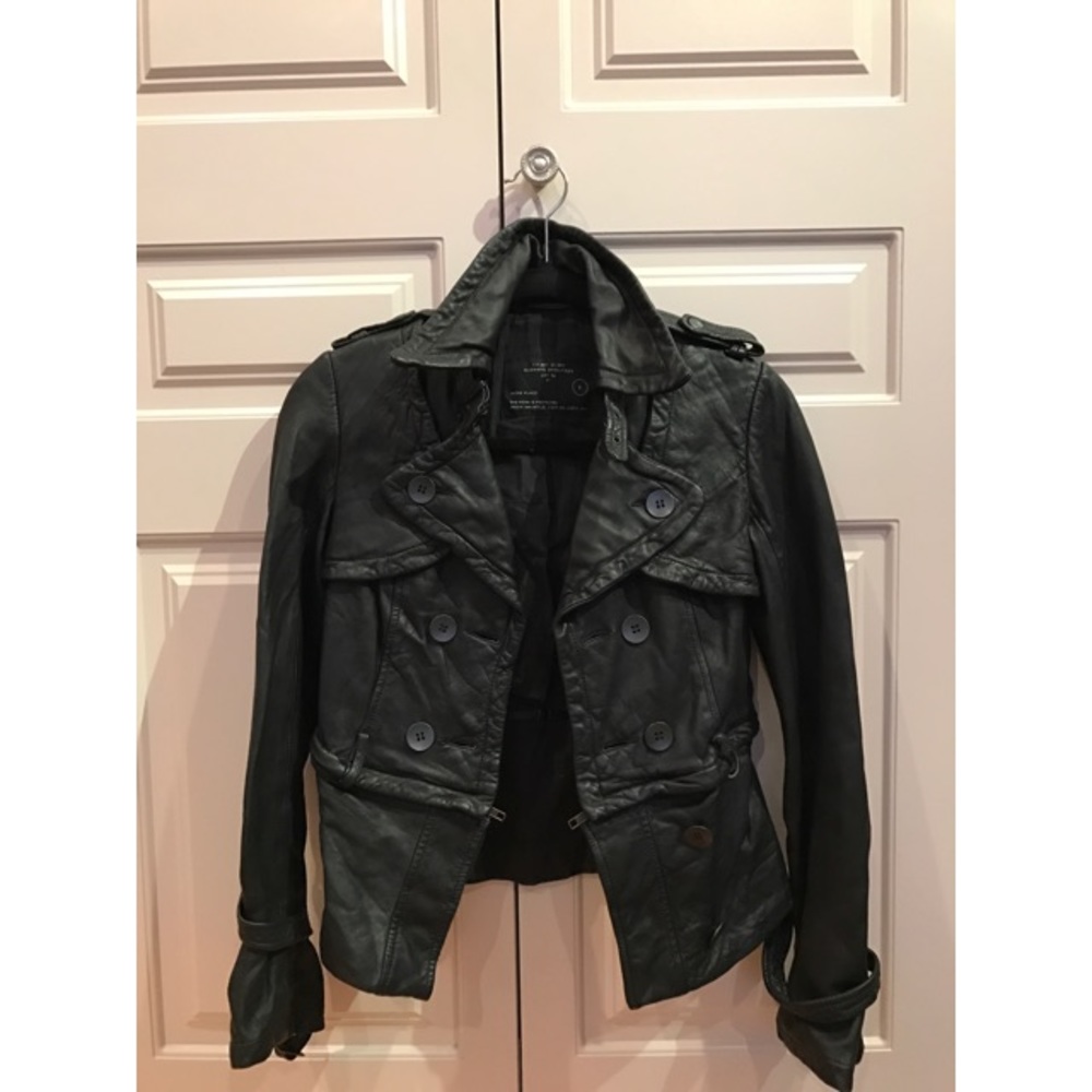 All Saints Black Leather Jacket